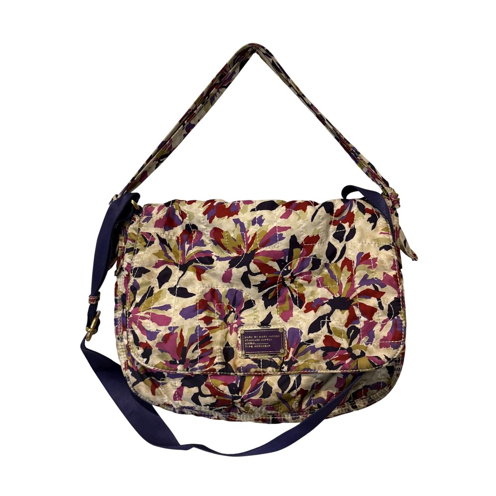 Marc by Marc Jacobs Quilted Floral Messenger Bag Diaper Bag Standard Supply